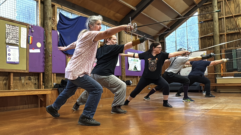 Rapier Practice!