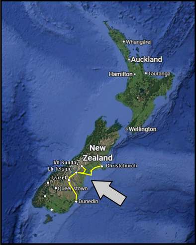 Dunedin Map