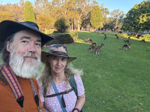 Khevron & Lareena w/Kangaroos