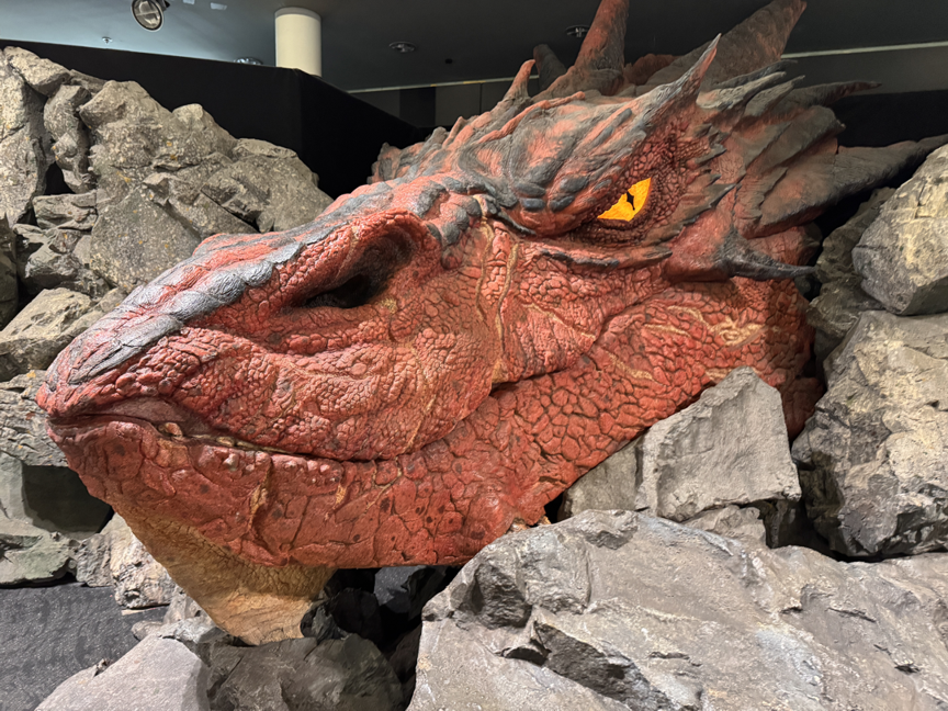 Smaug at the Auckland Airport
