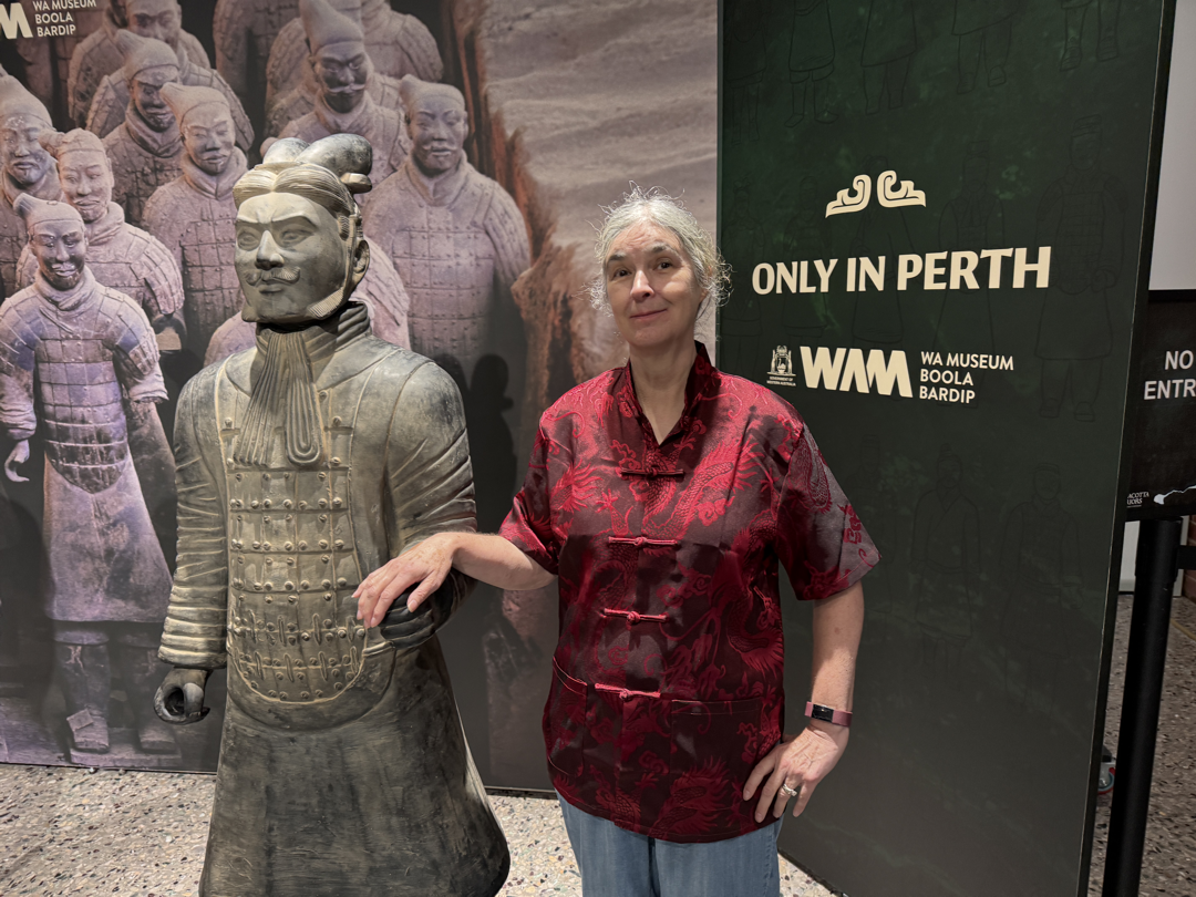 Lareena w/Terracotta Warrior