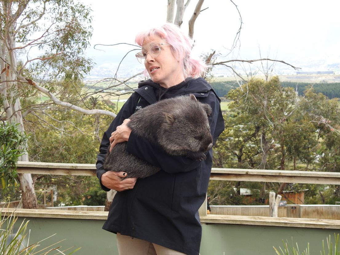 Guide with Wombat